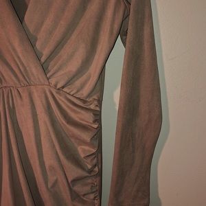 Tan night party dress